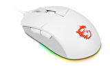 Msi GG Clutch GM11 White Gaming Mouse 5.000 Dpi Optik RGB Led Oyuncu Faresi Beyaz