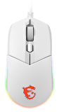  Msi GG Clutch GM11 White Gaming Mouse 5.000 Dpi Optik RGB Led Oyuncu Faresi Beyaz