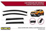 Dacia Duster Kromlu Cam Rüzgarlığı Niken 2018+