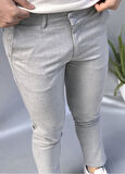 Düz Slim Fit Kumaş Jogger