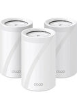 TP-Link Deco BE65(3-pack), BE9300 Mbps, 4 × 2.5 Gbps Portlar, 320 MHz Kanallar, 6 GHz Bandında Çalışır, 200 Cihaza Kadar