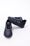 Dijital Baskılı Unisex Siyah Sneaker - Füme Desenli Günlük Ayakkabı