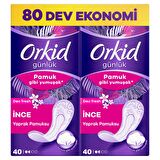 Orkid Yaprak Pamuksu Günlük Ped Deo Fresh Dev Ekonomi Paketi 80 Ped