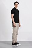 DeFacto Jogger Gabardin Pantolon Beli Lastikli Kargo Cepli Lastikli Paça E1037AX24WNBG766