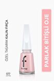 Flormar Klasik Parlak Bitişli Yüksek Pigmentli Oje-nail Enamel- 077 Lıght Pınk New- 8682536035743