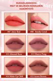 Mat Bitişli, Dolgun ve Pürüzsüz Görünüm Sunan Tint Peripera Ink Mood Matte Tint (01 Peach Pure)