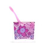DİŞ FIRÇALIK PEMBE ÇİÇEKLİ AKRİLİK 10X10X3CM