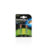 Duracell 900 Mah Şarjlı İnce Pil 2'li
