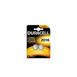 Duracell Cr2016 Lithium 3V Pil 2'li