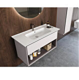 TURKUAZ İbiza Etajerli Lavabo  61x51 cm