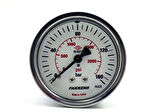 Pakkens 0-160 Bar 50 mm Panotipi Arkadan Bağlantılı Kuru Manometre G 1/8 inç