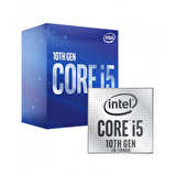 INTEL i5-10400 6 Core, 2.9Ghz, 12Mb, 65W, LGA1200, 10.Nesil, BOX, (Grafik Kart VAR, Fan VAR)