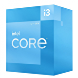 INTEL i3-12100 4 Core, 3.30Ghz, 5Mb, 89W,  LGA1700,12.Nesil, BOX, (Grafik Kart VAR, Fan VAR)