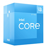 INTEL i3-12100 4 Core, 3.30Ghz, 5Mb, 89W,  LGA1700,12.Nesil, BOX, (Grafik Kart VAR, Fan VAR)