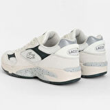 Lacoste Storm 96 Lo Vintage Hakiki Deri Erkek Beyaz Sneaker 