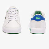 Lacoste Powercourt Unisex White Sneaker Unisex Günlük Spor Ayakkabı Beyaz 