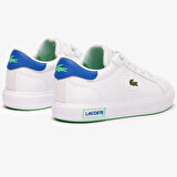 Lacoste Powercourt Unisex White Sneaker Unisex Günlük Spor Ayakkabı Beyaz 