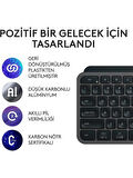 Logitech MX Keys S Bluetooth ve Wireless Kablosuz Klavye 920-011594 + MX Master 3S Mouse 910-006559