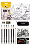 Eskiz Defteri A5 120 gr 50 yp Adel Dereceli Kalem Seti 8'li Drawing