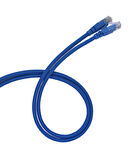 Cat6 U/UTP Patch Cord LSZH 0,5m Mavi TdrTR