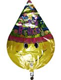 FOLYO BALON HAPPY BİRTHDAY SMİLEY FACE 30''