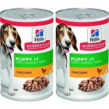 Hills Puppy Tavuklu Yavru Köpek Konservesi 370 Gr X 2