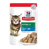 Hill's Chunks İn Gravy Kitten Okyanus Balıklı Yavru Kedi Konsaerve Maması 85 Gr 12'li
