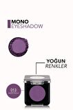 Flormar Mono Yüksek Pigmentli & Mat Bitişli Kompakt Göz Farı