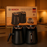 Türk Kahvesi Makinesi 8 Fincan kapasiteli Çift Hazneli