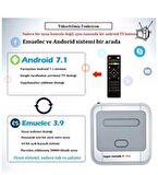 Sunix HD 4K Android TV Box & Oyun Konsolu Emülatör 50.000 + Oyun 256GB