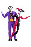 Kaosun Dansı: Bükülebilir Joker ve Harley Quinn Figürleri ile Akrobatik Pozlar
