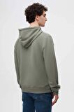Twn Relaxed Fit Haki Nakışlı Sweatshirt 3ECE24ORT0493