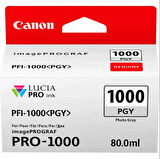 PlotterSarf® Canon PFI-1000 PGY (Photo Gray) Fotoğraf Gri A2 Yazıcı Orijinal Mürekkep Kartuş 80 ml. (0553C001)