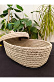 OVAL KAPAKLI SEPET 20*30CM ORGANİZER DÜZENLEYİCİ