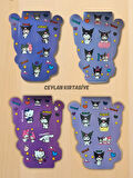 Sanrio Kuromi ve Arkadaşları 8 Sayfa Sticker Defteri (1 Adet)