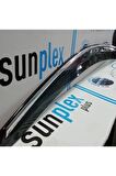 CITROEN C ELYSEE / PEUGEOT 301 2012-2021 KROMLU PLUS CAM RÜZGARLIĞI