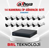 Dahua 14 Kameralı 2 Mp Ip Güvenlik Kamera Seti