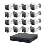 Dahua 16 Kameralı 2 Mp Sesli İp Güvenlik Kamera Seti IPC-HFW1230TC1-SA