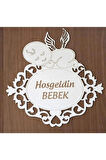 Mdf Kapı Süsü Hoşgeldin Bebek