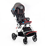 Mywam Zefir Engelli Çocuk Puseti | Hafif ve Katlanabilir Tasarım, Ayarlanabilir Sırtlık-Ayaklık, Dolgu Tekerli, Full Destekli Puseti