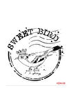 Kuş Temalı Home Dekor Midi Stencil 25x25
