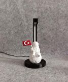 Türk Bayraklı Astronot Masa ve Gece Lambası