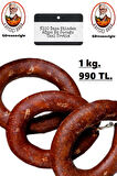 Dana Sucuk 1 kg. ACISIZ (%100 Dana Eti-Afyon Özel Üretim) 
