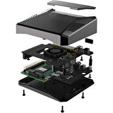 Raspberry Pi 4 Argon ONE V2 Alüminyum Kutu Soğutucu + Çıkış Düzenleyici