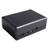 Raspberry Pi 4 Alüminyum Muhafaza Kutusu (Soğutmalı) - Siyah