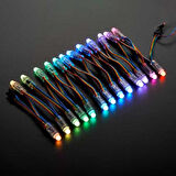 Robotistan 50'li Peşpeşe Eklenebilir Adreslenebilir RGB Led (WS2811 Sürücülü)