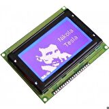 Robotistan 128x64 Grafik LCD, Mavi Üzerine Beyaz