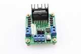 Robotistan L298N Çift Motor Sürücü Kartı - Dual Motor Driver (Yeşil PCB)