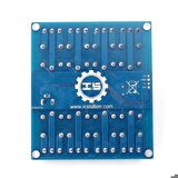 Robotistan 8 Kanal 5 V Seri Haberleşme Kontrollü Röle Kartı (Mikro USB & Pin)