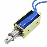 Robotistan İtme-Çekme Solenoidi - 10 mm Stroke